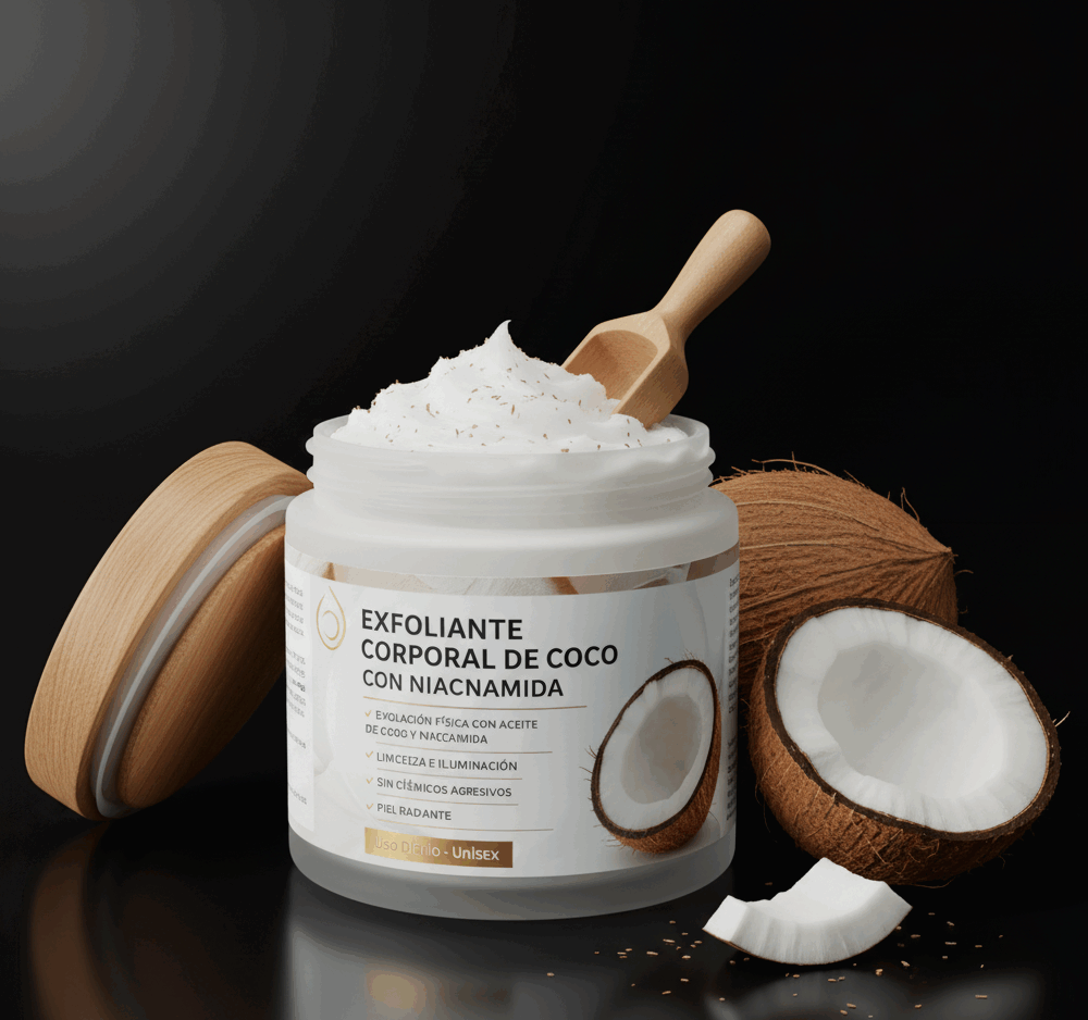 Exfoliante Corporal de Coco con Niacinamida